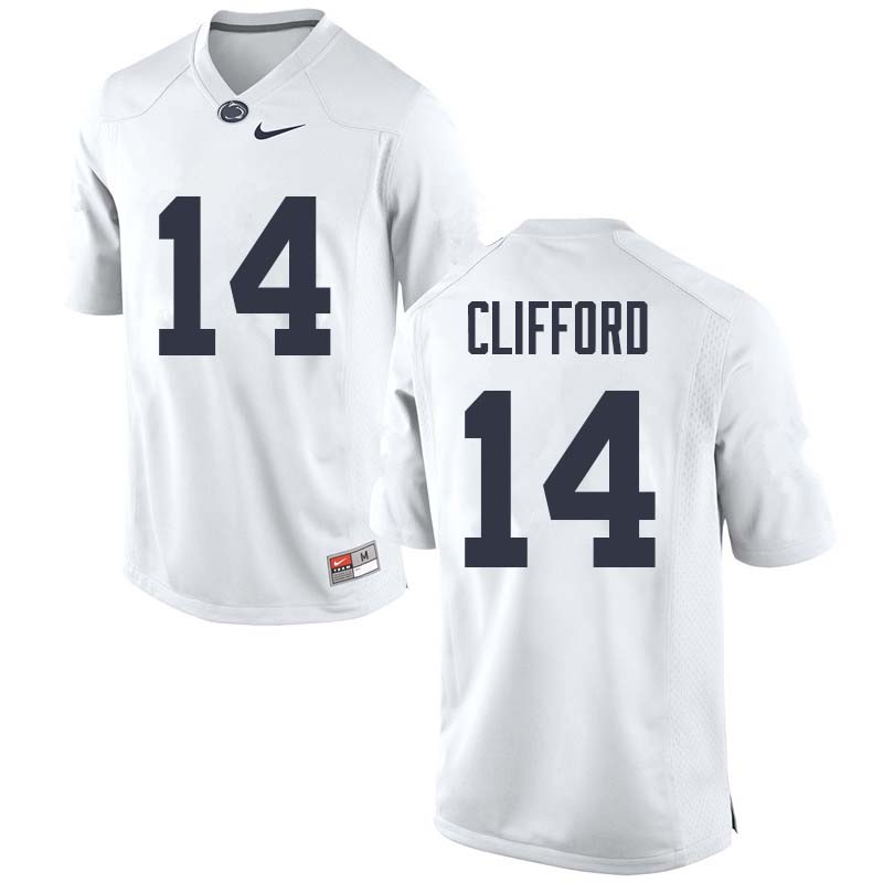 NCAA Nike Men's Penn State Nittany Lions Sean Clifford #14 College Football Authentic White Stitched Jersey JNZ1798RA